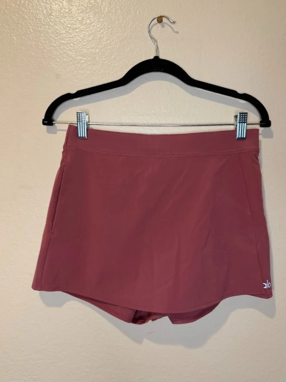 ALO Yoga Dusty Rose Match Point Tennis Skort